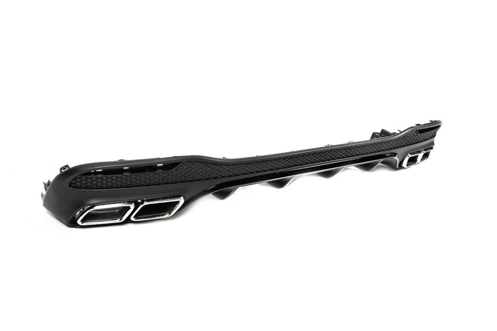 Rear diffuser GLS63 AMG (with chrome nozzles) for Mercedes GL/GLS class X166 - image 3