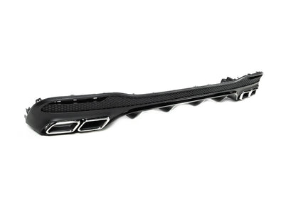 Rear diffuser GLS63 AMG (with chrome nozzles) for Mercedes GL/GLS class X166 - image 3