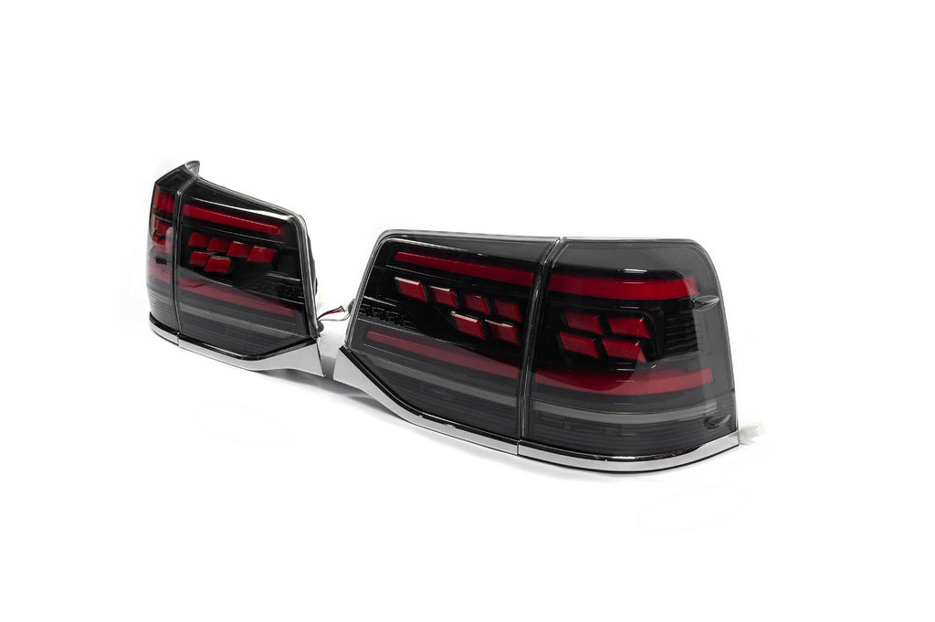 Tail Lights 2016-2021 (Sequential Red Plus) for Toyota Land Cruiser 200 2007-2021 - image 1