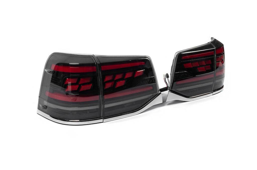 Rear lights 2016-2021 (Sequential Red Plus) for Toyota Land Cruiser 200 - Reelken Auto