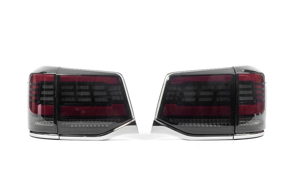 Rear lights 2016-2021 (Sequential Red) for Toyota Land Cruiser 200 - Reelken Auto