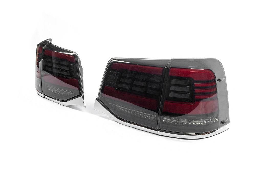 Rear lights 2016-2021 (Sequential Red) for Toyota Land Cruiser 200 - Reelken Auto