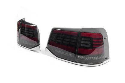 Rear lights 2016-2021 (Sequential Red) for Toyota Land Cruiser 200 - Reelken Auto