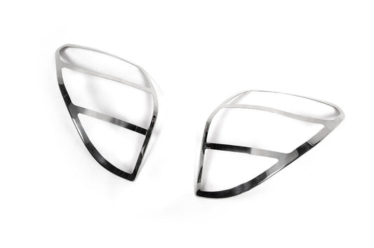 Chrome Tail Light Covers 2006-2009 (2 pcs, Stainless Steel) for Toyota Rav 4 2006-2013 - image 2