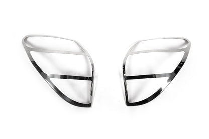 Chrome Tail Light Covers 2006-2009 (2 pcs, Stainless Steel) for Toyota Rav 4 2006-2013 - image 4