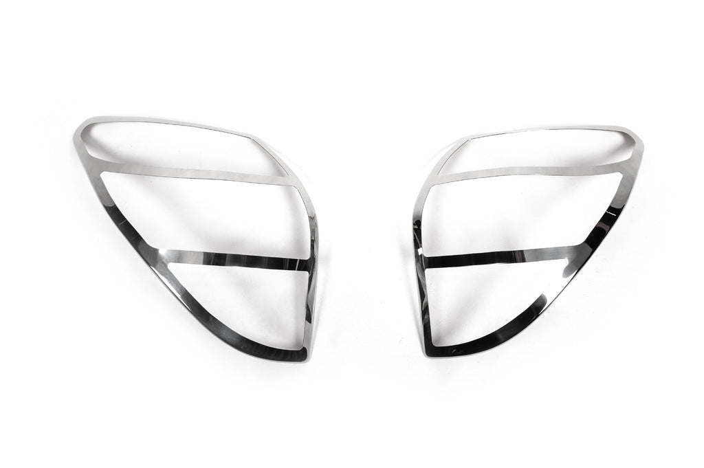 Chrome Tail Light Covers 2006-2009 (2 pcs, Stainless Steel) for Toyota Rav 4 2006-2013 - image 4