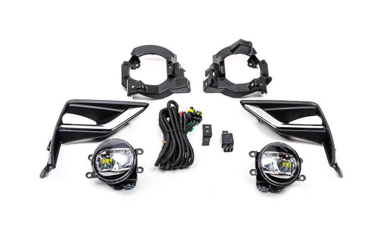 Fog lights LED with grantscanada (2 PCs, 2017+) for Toyota Land Cruiser Prado 150 - Reelken Auto