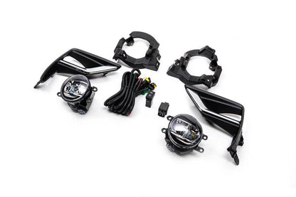 Fog lights LED with grantscanada (2 PCs, 2017+) for Toyota Land Cruiser Prado 150 - Reelken Auto