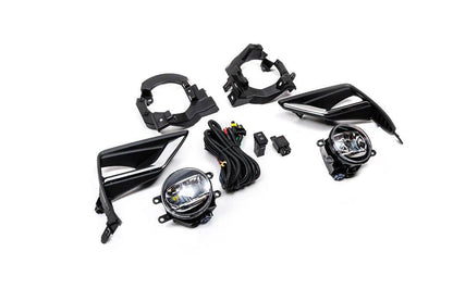 Fog lights LED with grantscanada (2 PCs, 2017+) for Toyota Land Cruiser Prado 150 - Reelken Auto