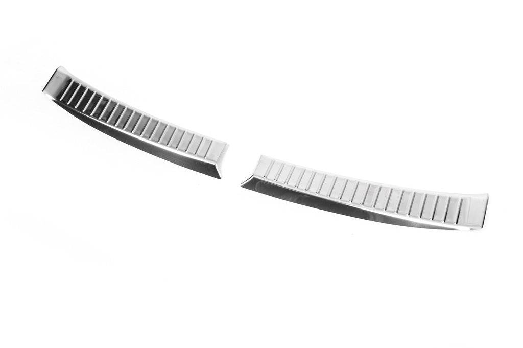 Strap on the back threshold (stainless steel). for Mazda CX-5 2012-2017 - Reelken Auto