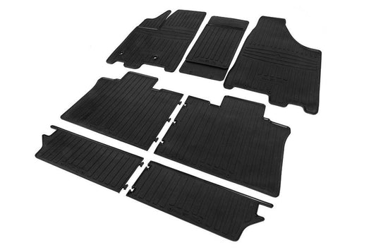 Rubber mats 6 seats (3 rows, Stingray Premium) for Toyota Sienna 2010-2020 - Reelken Auto