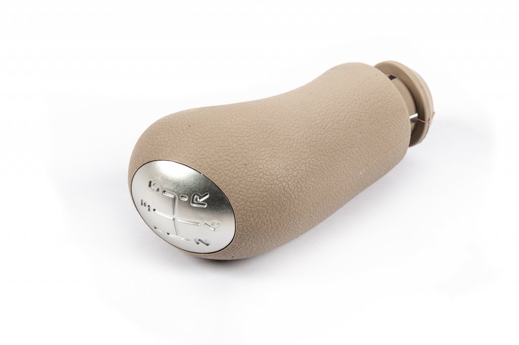 Gear Shift Knob 8200079112 (beige with chrome) for Renault Logan I 2005-2008 - image 3