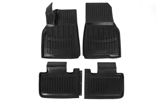 Stingray 3D Rubber Floor Mats (4 pcs, Polyurethane) for Tesla Model Y 2020- - image 1