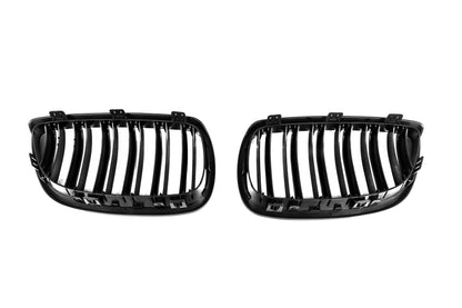 M-Look Kidney Grilles (for 2007-2010 non-M / 2008-2013 M3, Gloss Black) for BMW 3 Series E92/E93 2006–2013 - image 6