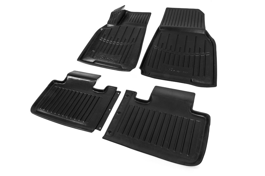 Stingray 3D Rubber Floor Mats (4 pcs, Polyurethane) for Tesla Model Y 2020- - image 2