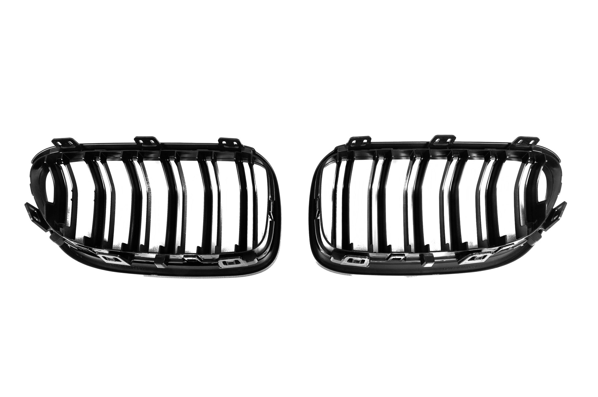 Kidneys M-Look (for E92/E93, 2010-2013, Gloss Black) for BMW 3 Series E-90/91/92/93 2005-2011 - image 6
