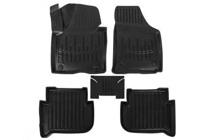 Stingray 3D rugs (5 pcs, polyurethane) for Volkswagen Touran 2010-2015 - Reelken Auto