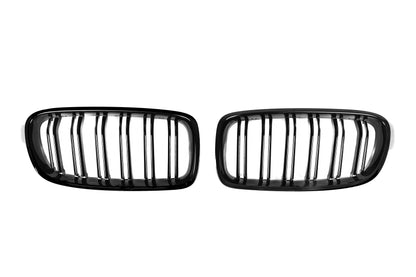 Kidneys M-Look (Gloss Black) for BMW 3 Series F-30/31/34 2012-2019 - image 3
