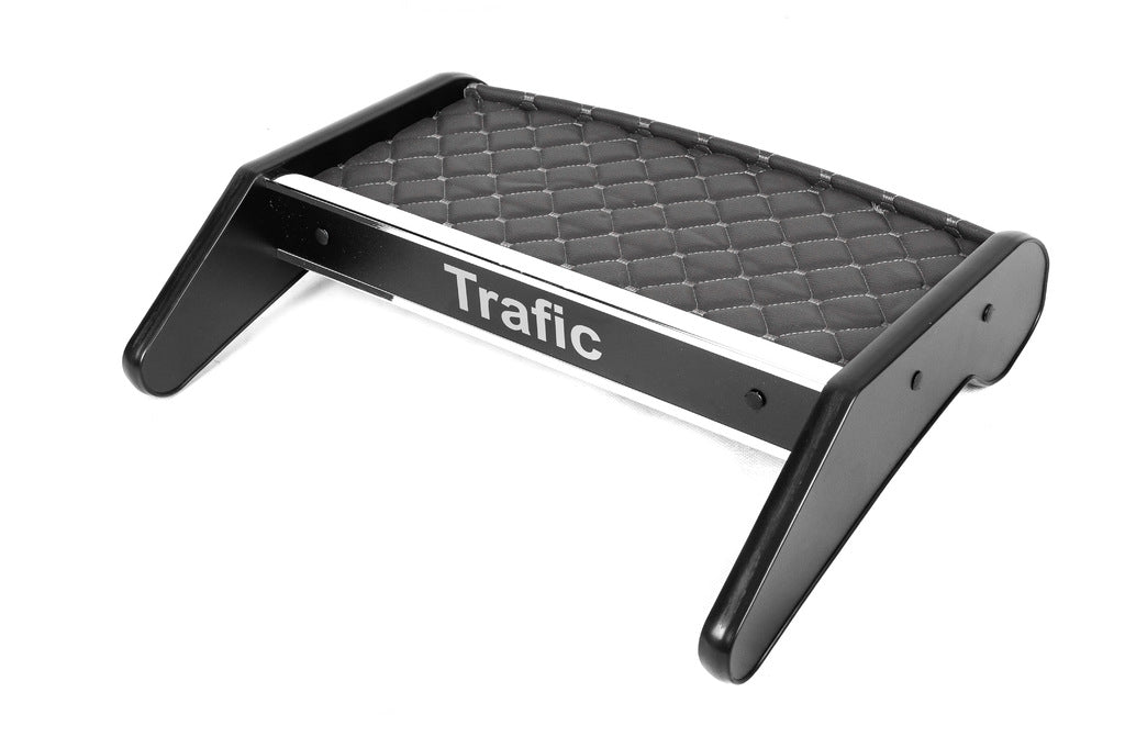 Dashboard shelf (2010-2014, Gray with gray stitching) for Renault Trafic 2001-2015 - image 1