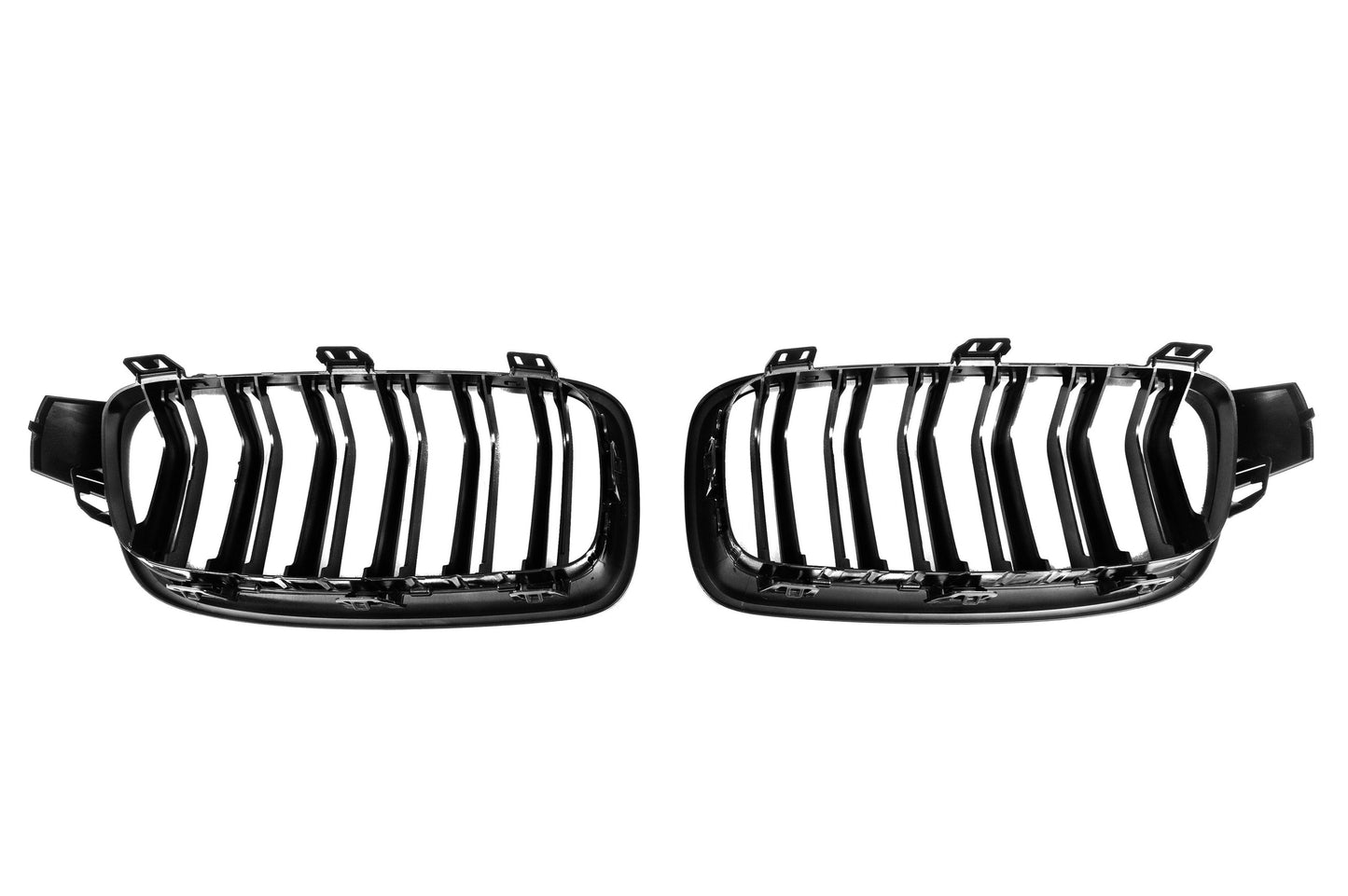 Kidneys M-Look (Gloss Black) for BMW 3 Series F-30/31/34 2012-2019 - image 6