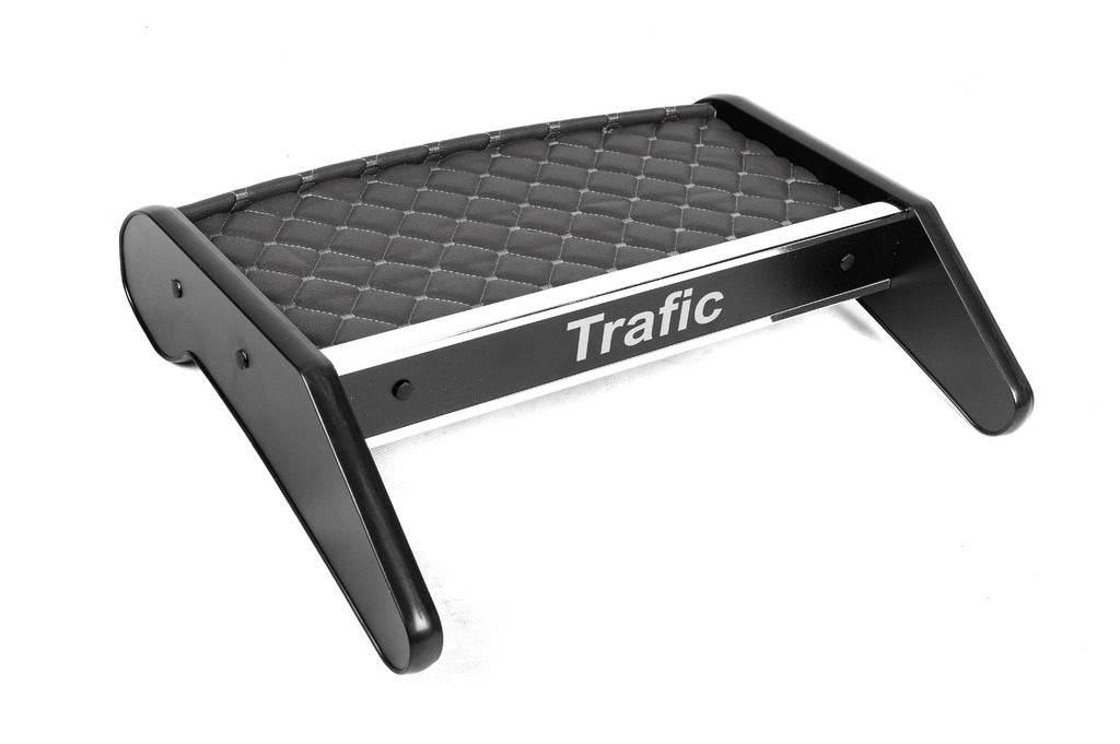 Shelf on the panel (2010-2014, Gray with gray thread) for Renault Trafic 2001-2015 - Reelken Auto