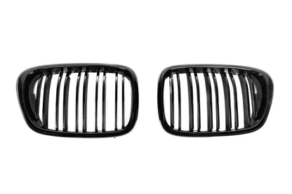 Kidneys M-Look DPT (Gloss Black) for BMW 5 Series E-39 1996-2003 - image 2