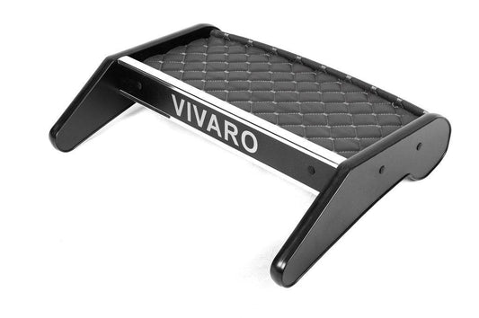 Shelf on the panel (2010-2014, Gray with gray thread) for Opel Vivaro 2001-2015 - Reelken Auto