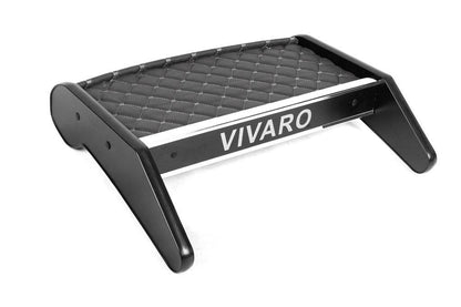 Shelf on the panel (2010-2014, Gray with gray thread) for Opel Vivaro 2001-2015 - Reelken Auto