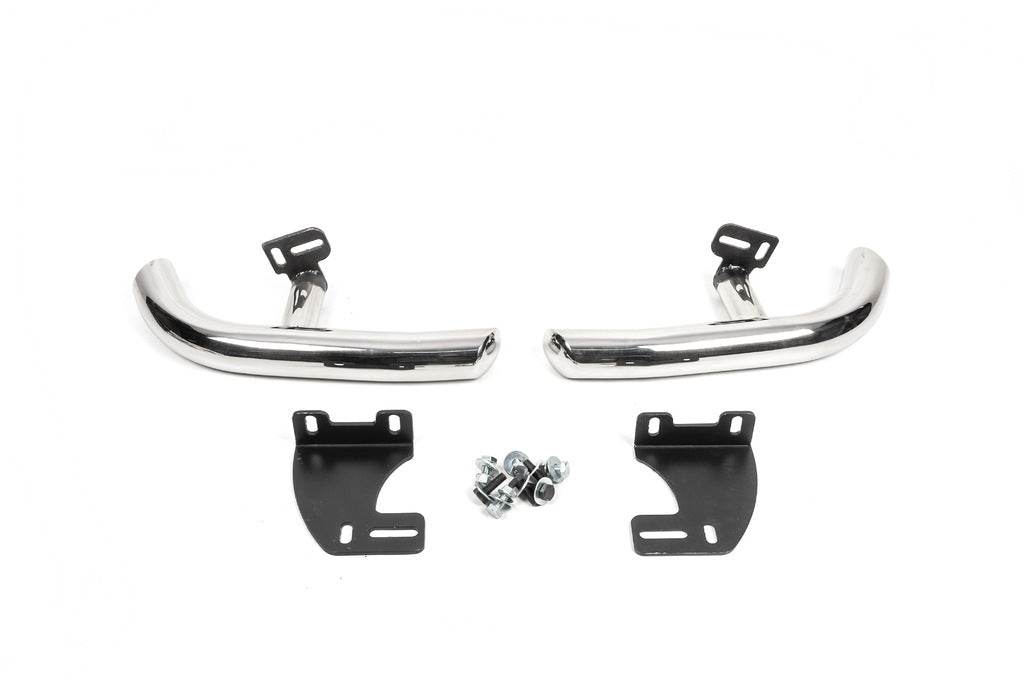 Rear corners AK003 (2 PCs, stainless steel) for Hyundai Santa Fe 2 2006-2012 - Reelken Auto