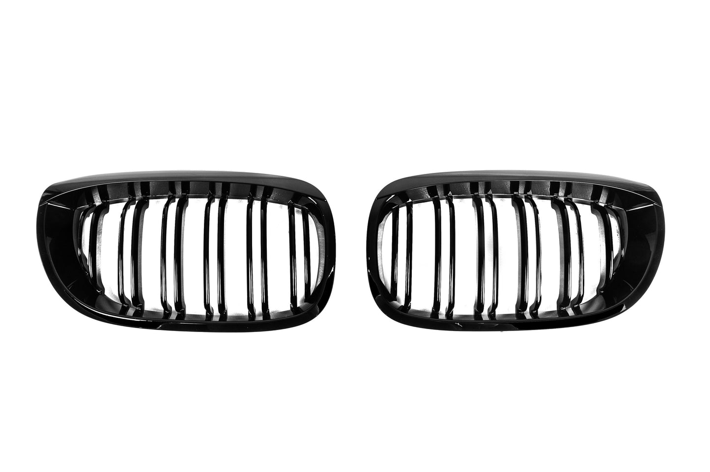 Kidneys M-Look DPT (for Coupe 2003-2006, Gloss Black) for BMW 3 Series E46 1998-2006 - image 2