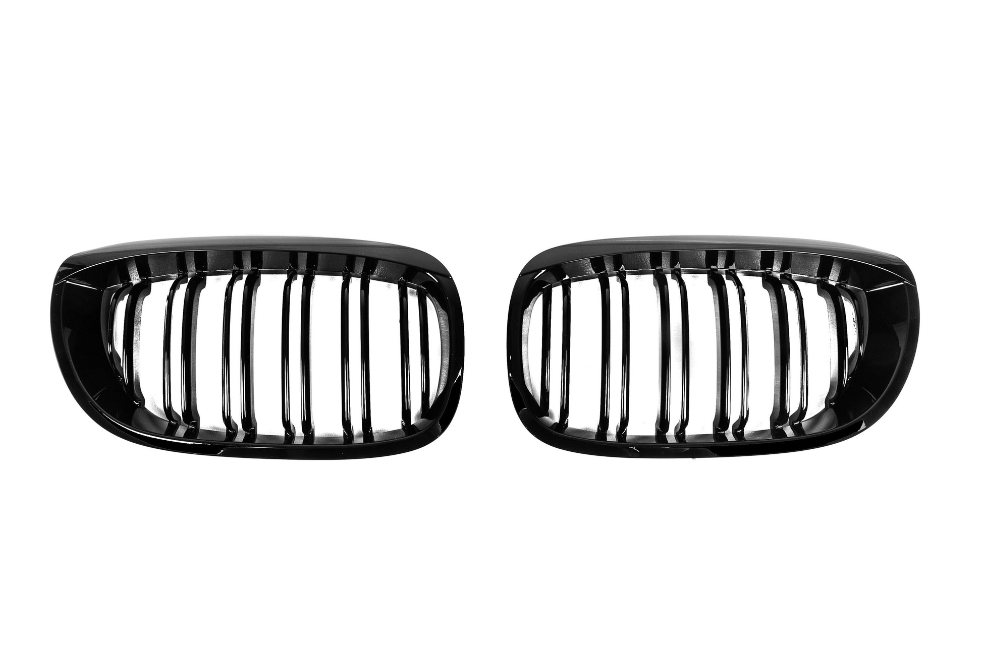 Kidneys M-Look DPT (for Coupe 2003-2006, Gloss Black) for BMW 3 Series E46 1998-2006 - image 2