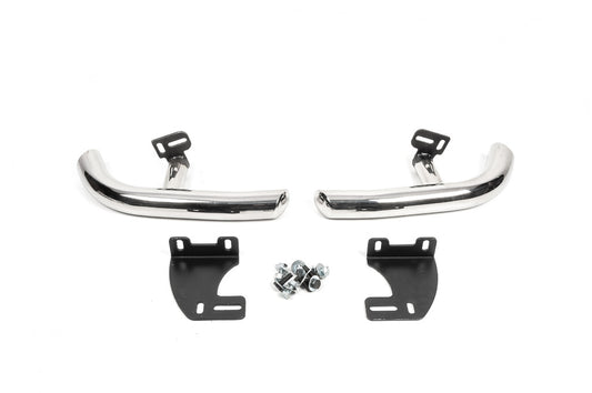 Rear Corner Bars AK003 (2 pcs, stainless steel) for Hyundai Santa Fe 2 2006-2012 - image 1