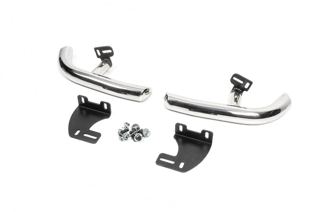 Rear corners AK003 (2 PCs, stainless steel) for Hyundai Santa Fe 2 2006-2012 - Reelken Auto