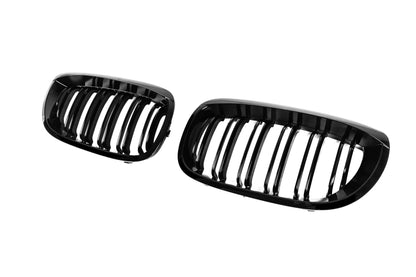 Kidneys M-Look DPT (for Coupe 2003-2006, Gloss Black) for BMW 3 Series E46 1998-2006 - image 4