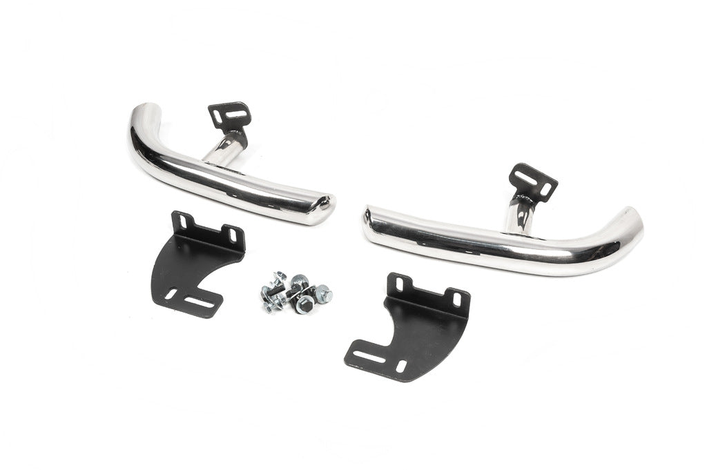 Rear Corner Bars AK003 (2 pcs, stainless steel) for Hyundai Santa Fe 2 2006-2012 - image 2