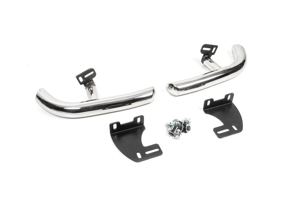 Rear corners AK003 (2 PCs, stainless steel) for Hyundai Santa Fe 2 2006-2012 - Reelken Auto