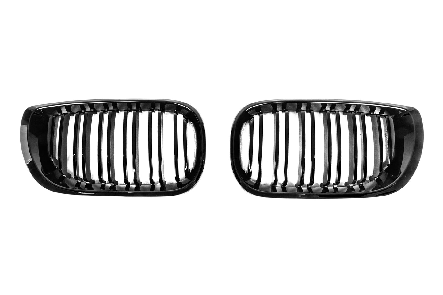 Kidneys M-Look DPT (2001-2005, Gloss Black) for BMW 3 Series E-46 1998-2006 - image 2