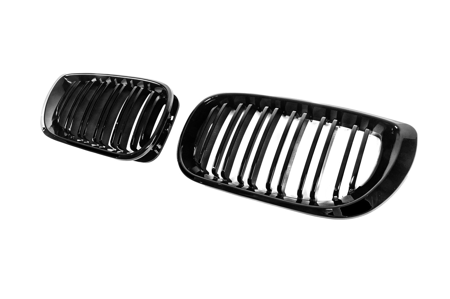 Kidneys M-Look DPT (2001-2005, Gloss Black) for BMW 3 Series E-46 1998-2006 - image 4