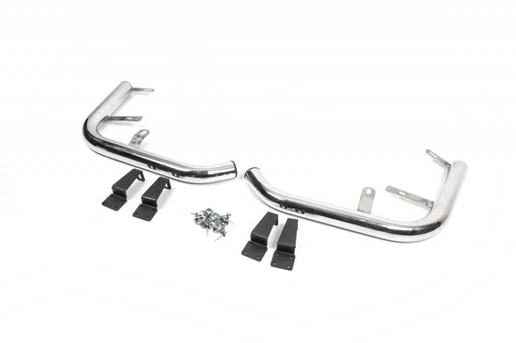 Rear corners AK003 (2 PCs, stainless steel) for Volkswagen T6 - Reelken Auto