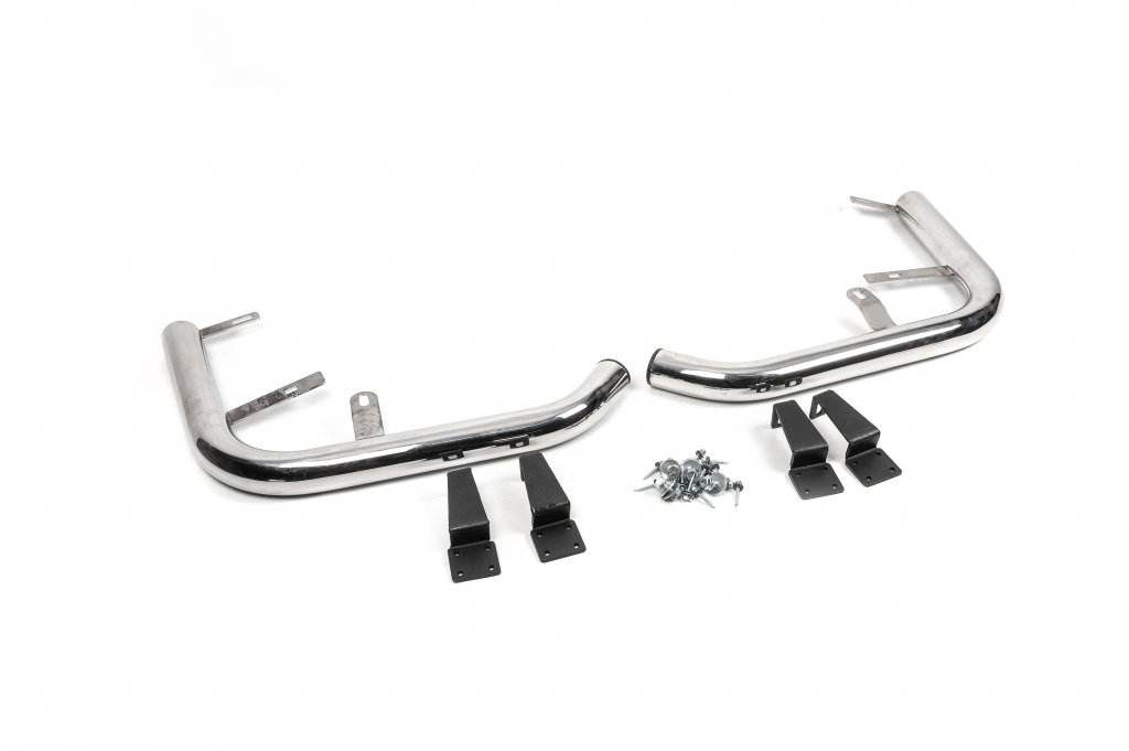 Rear corners AK003 (2 PCs, stainless steel) for Volkswagen T6 - Reelken Auto