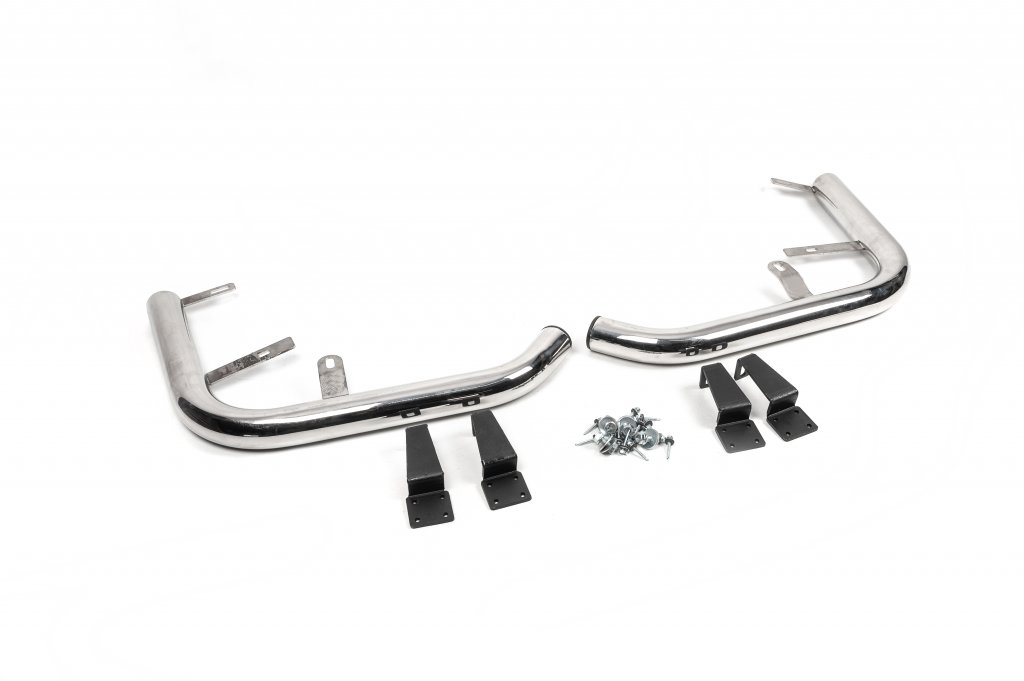 Rear Corner Bars AK003 (2 pcs, stainless steel) for Volkswagen T5 Multivan 2003-2010 - image 7