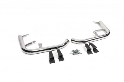 Rear corners AK003 (2 PCs, stainless steel) for Volkswagen T5 Caravelle 2004-2010 - Reelken Auto