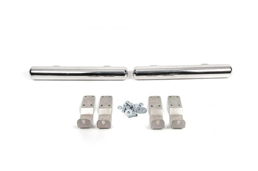 Side pipes behind rear wheel (2 pcs, stainless steel) for Mercedes Sprinter W901/902/903/904/905 1995-2006 - image 1