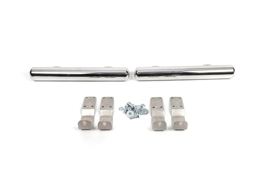 Side pipes behind rear wheel (2 pcs, stainless steel) for Volkswagen LT 1995-2006 - image 1