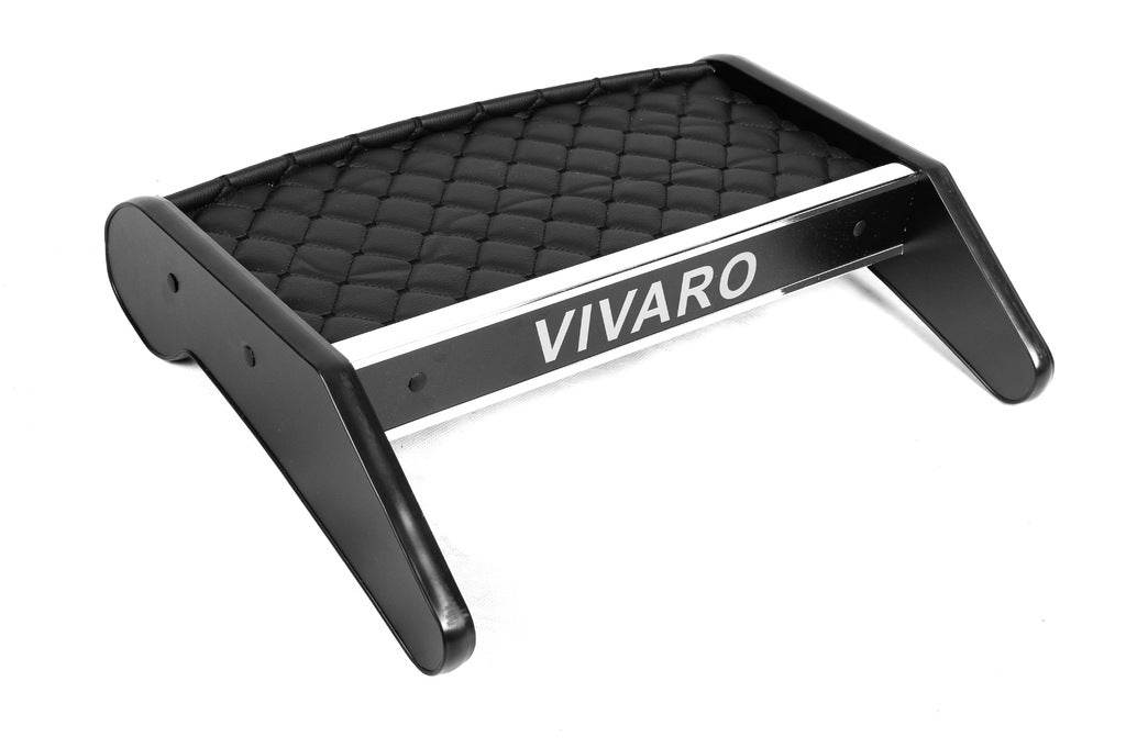 Panel shelf (2010-2014, Black with black thread) for Opel Vivaro 2001-2015 - Reelken Auto