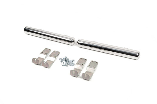 Side pipe behind the rear wheel (2 PCs, stainless steel) for Volkswagen LT 1995-2006 - image 2