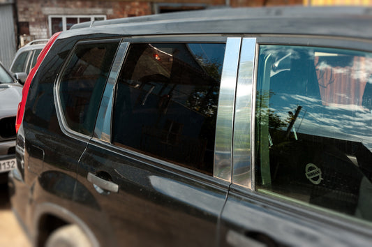 Stainless Steel Door Pillar Trim (8 pcs) for Nissan X-trail T31 2007-2014 - image 2