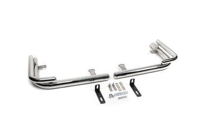 Rear Corner Bars AK003-Double (2 pcs, stainless steel) for Mercedes Vito W639 2004-2014 - image 4