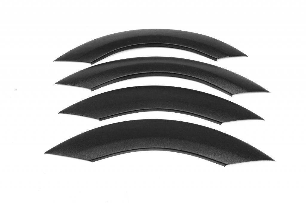 Front wide arches (4 pieces, black) for Mercedes Sprinter W906 2006-2018 - Reelken Auto