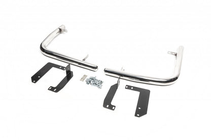 Side pipes behind rear wheel, angular (2 pcs, stainless steel) for Mercedes Sprinter W906 2006-2018 - image 7